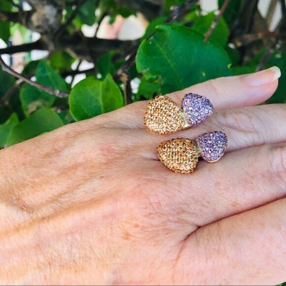 Stainless Steel Butterfly AAA grade CZ Ring 9 - Picture 8 of 8